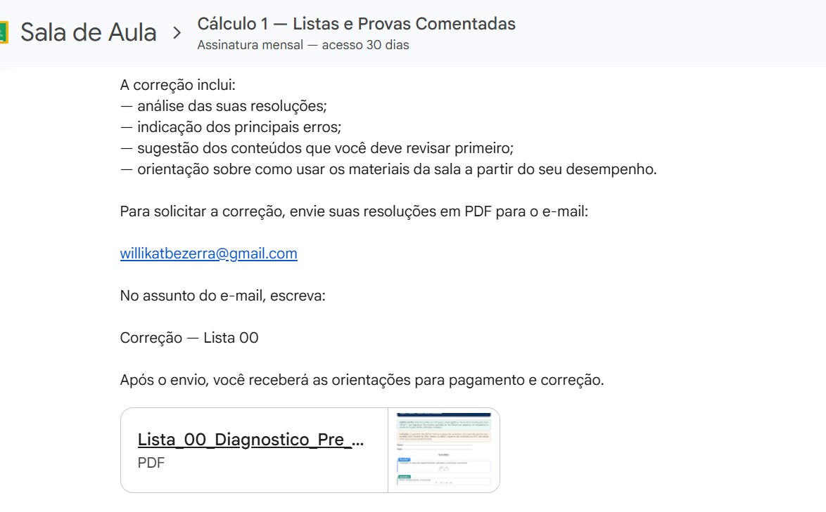 Correção diagnóstica